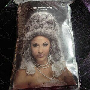 Vintage NWT Powder Tower Wig | Marie Antoinette Baroque Costume Halloween
